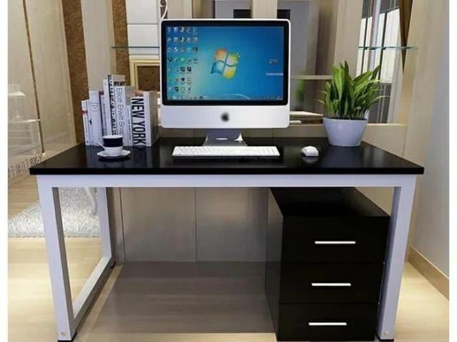 Set Meja Kerja Kantor Kursi dan Laci